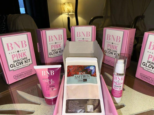 Pink Glow 3 in 1 Skincare Bundle -BNB