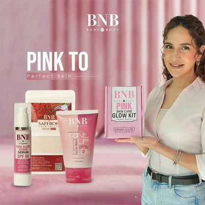 Pink Glow 3 in 1 Skincare Bundle -BNB