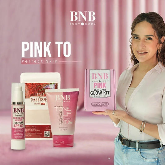 Pink Glow 3 in 1 Skincare Bundle -BNB