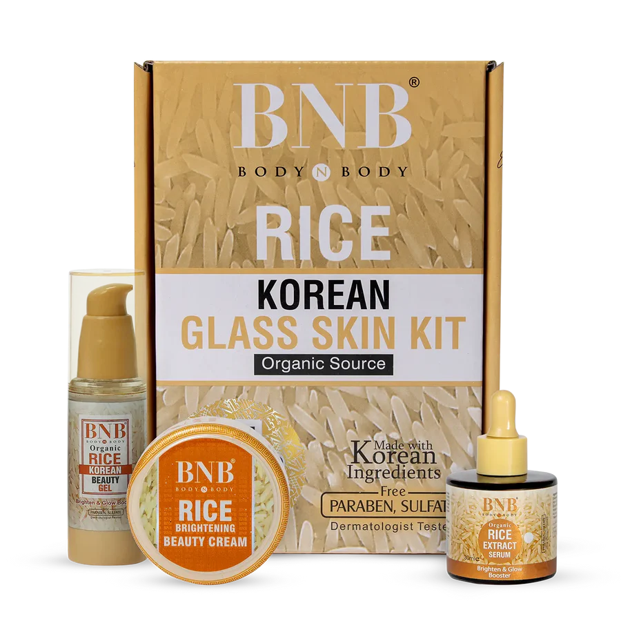 BnB Rice Korean Glass Skin Kit
