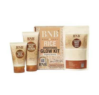 BNB 3in 1 rice Brightening Glow Kit Bundle