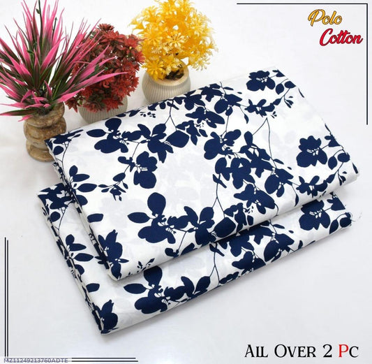 2pcs unstitched printed suit