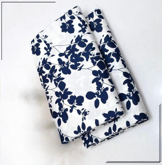 2pcs unstitched printed suit